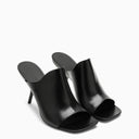 Ferragamo Black Leather Mule