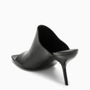 Ferragamo Black Leather Mule