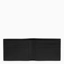 Ferragamo Black Leather Wallet With Logo