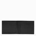 Ferragamo Black Leather Wallet With Logo