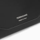 Ferragamo Black Leather Shoulder Bag