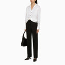 Ferragamo White Knotted Cotton Shirt