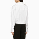 Ferragamo White Knotted Cotton Shirt