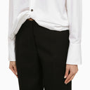 Ferragamo White Knotted Cotton Shirt