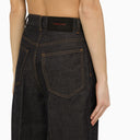 Jeans in denim scuro ampio di Ferragamo