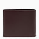 Ferragamo Bordeaux Leather Wallet With Logo