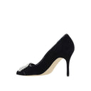 Manolo Blahnik Tuberian 90 Suede Pumps