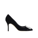 Manolo Blahnik Tuberian 90 Suede Pumps