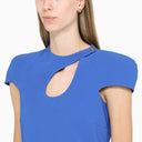 Versace Short Blue Cut Out Dress - Balardi