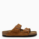 Birkenstock Mink Super Birki Slippers In Suede - Balardi