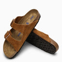 Birkenstock Mink Super Birki Slippers In Suede - Balardi