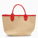 Longchamp Red/Beige S Le Panier Bag - Balardi