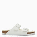 Birkenstock White Arizona Birko Flor Slide