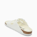 Birkenstock White Arizona Birko Flor Slide