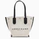 Longchamp Xs Essential Natural/Black Tote Bag