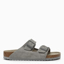 Birkenstock Slide Arizona Grey Leather - Balardi