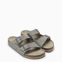 Birkenstock Slide Arizona Grey Leather - Balardi