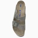 Birkenstock Slide Arizona Grey Leather - Balardi