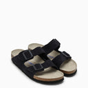 Birkenstock Slide Arizona Dark Blue Leather - Balardi