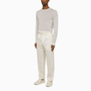Zegna White Wool Long Sleeved Jumper