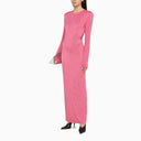 Rotate Birger Christensen Pink Dress With Maxi Shoulders