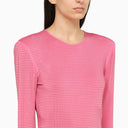 Rotate Birger Christensen Pink Dress With Maxi Shoulders