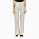 Drehen Sie Birger Christensen Silberhosen in Bio -Denim