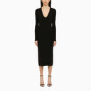 Victoria Beckham Midi Black Dress - Balardi