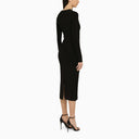 Victoria Beckham Midi Black Dress - Balardi
