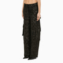 Rotate Birger Christensen Black Sequin Cargo Trousers