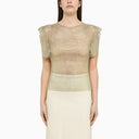 Philosophy Mesh Jersey With Rhinestones