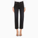 Re/Done Black Cropped Trousers