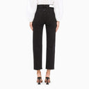 Re/Done Black Cropped Trousers