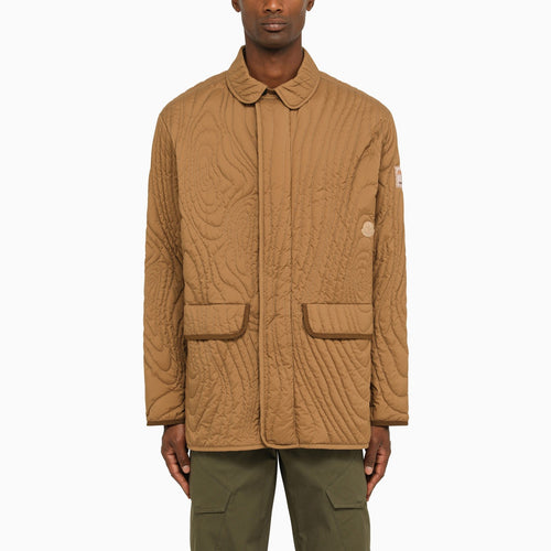 Moncler X Salehe Bembury Beige Harter Heighway Short Down Jacket