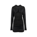Saint Laurent Cowl Back Mini Dress