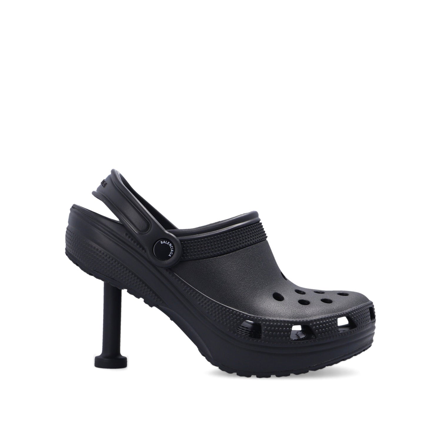 Crocs Women's Heels Open Toe Sandals, Black Gunmetal Black 0fg, 9 UK :  Amazon.in: Fashion