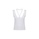 MM6 Maison Margiela MM6 gerippter Baumwolloberteil