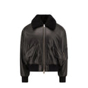 Ami Paris Ami Paris Leather Bomber Jacket