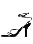 3 Juin Giglio Velvet Heeled Sandals - Balardi