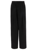 Brunello Cucinelli Wide Trousers With Elasticated Waist