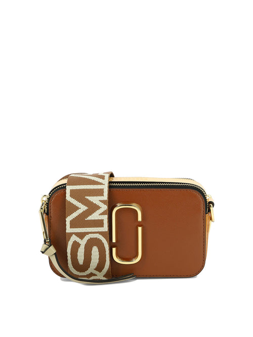 Marc Jacobs The Snapshot Camera Bag Sand Beige/Light Pink/White in Leather  with Gold-tone - US