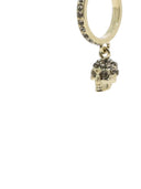 Alexander Mc Queen Skull Mini Creole Earrings