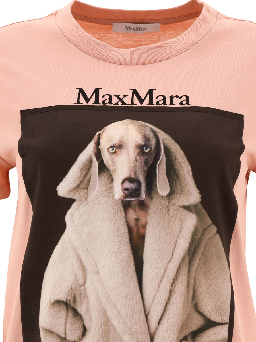 Max Mara Valido T Shirt With Wegman Print | Balardi