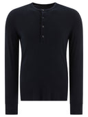 Tom Ford Lyocell Buttoned T Shirt