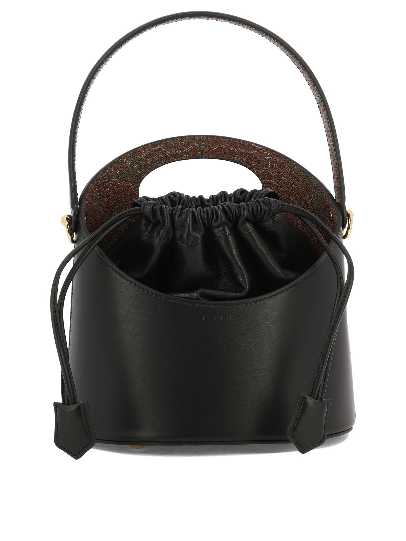 Etro - Leather Shoulder Bag Black - Onesize