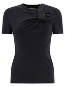 Alexander Mc Queen T Shirt With 3 D Flower