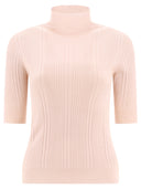 Peserico ribbad turtleneck tröja