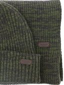 Barbour Crimdon Scarf And Beanie Ribbed Set