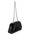 Self Portrait Sequin Bow Mini Shoulder Bag