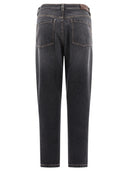 Brunello Cucinelli Baggy Jeans With Shiny Tab